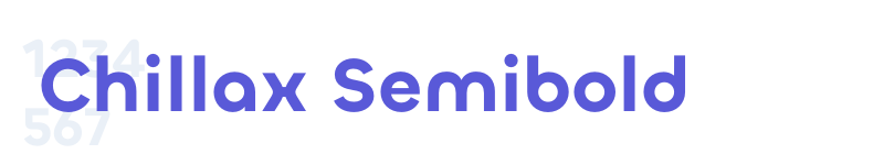 Chillax Semibold-related font