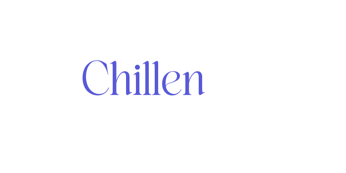 Chillen Font