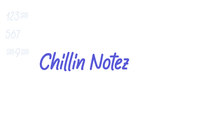 Chillin Notez font free