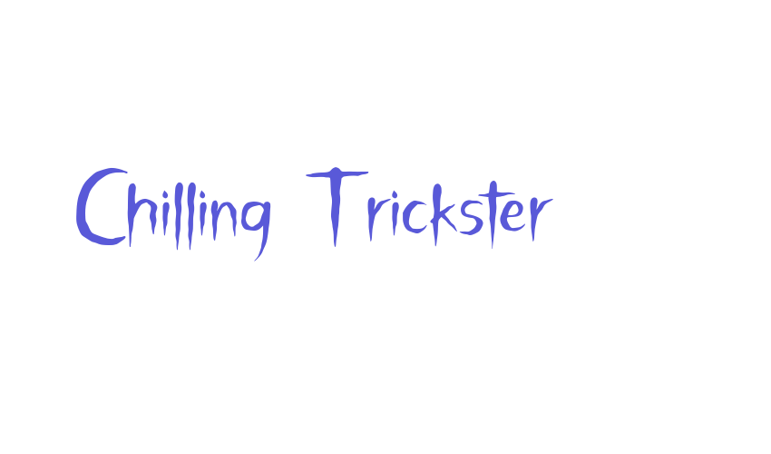 Chilling Trickster Font Download