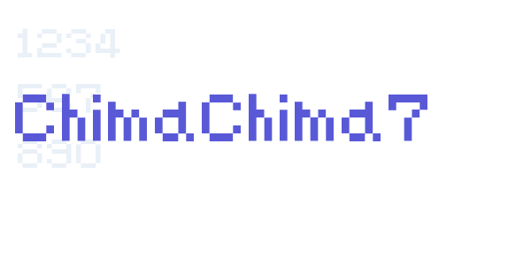 ChimaChima7 font free