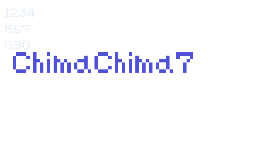 ChimaChima7-font-download