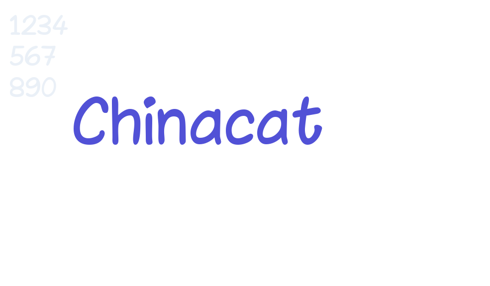 Chinacat-font-download