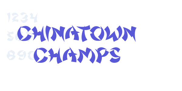 Chinatown Champs font free