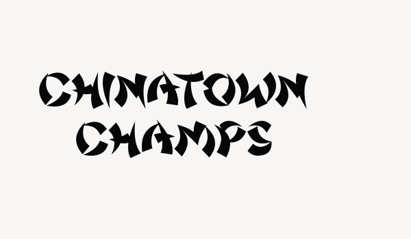 Chinatown Champs Font