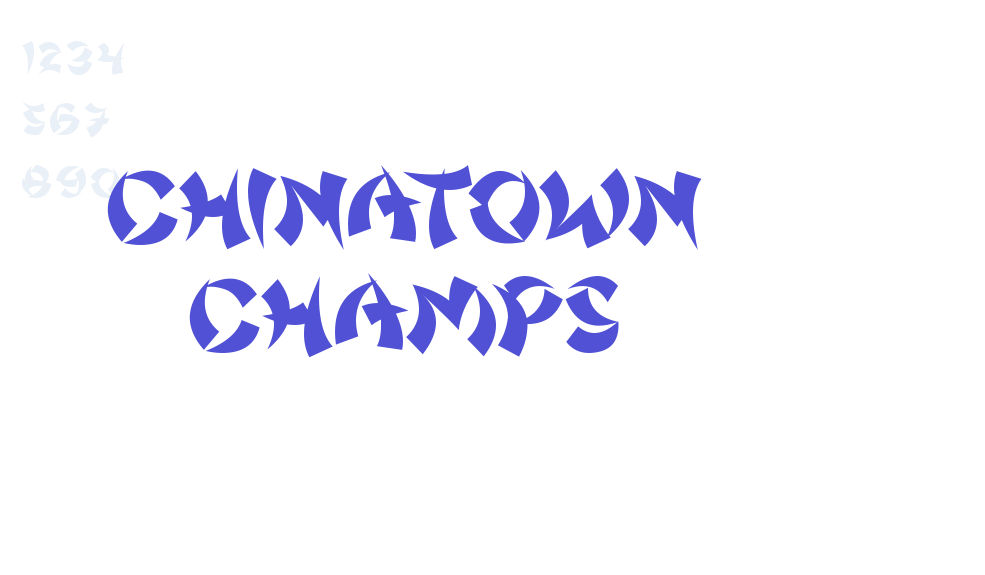 Chinatown Champs-font-download