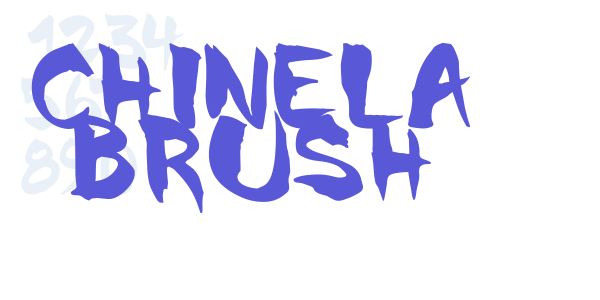 Chinela Brush font free