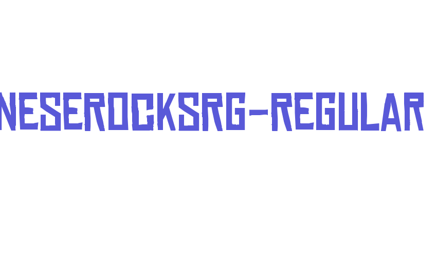 ChineseRocksRg-Regular Font Download