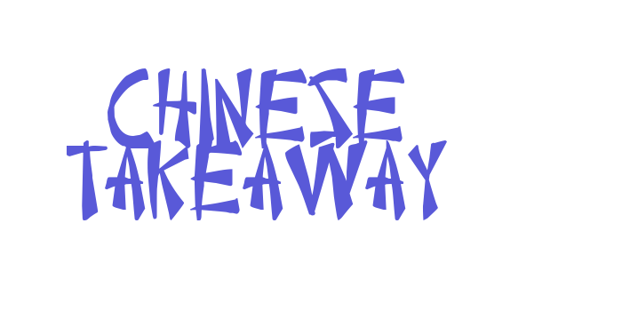 Chinese Takeaway Font Download