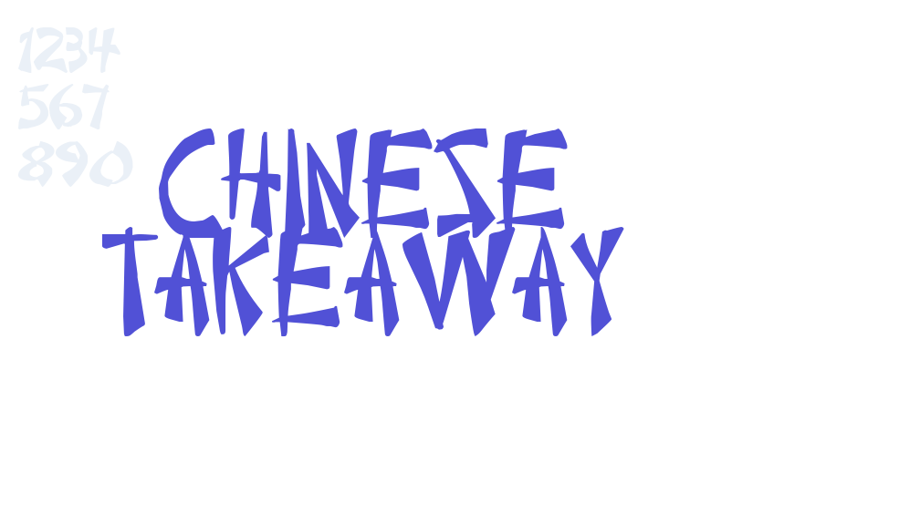 Chinese Takeaway-font-download