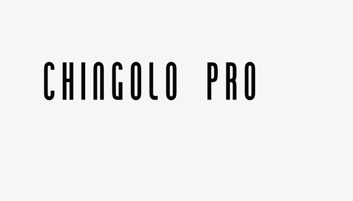 Chingolo Pro font download