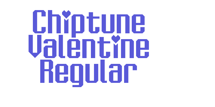 Chiptune Valentine Regular Font Download