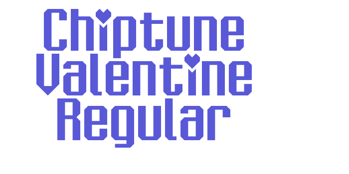 Chiptune Valentine Regular Font