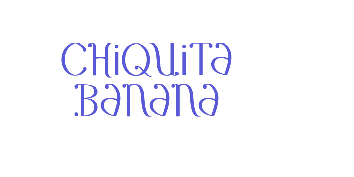 Chiquita Banana Font Download