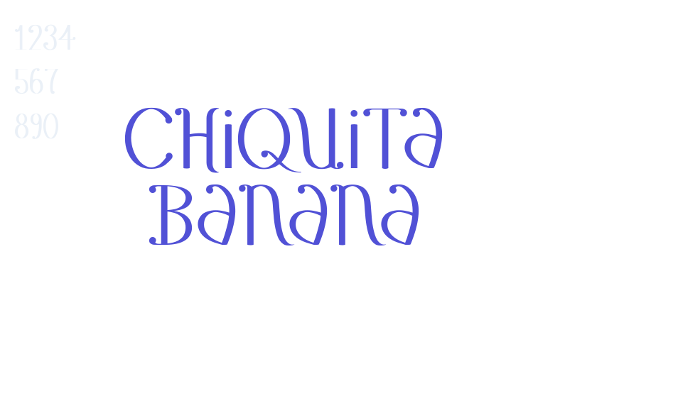 Chiquita Banana-font-download