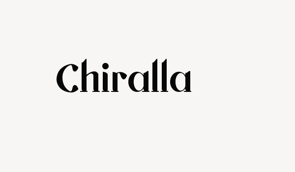 Chiralla Font