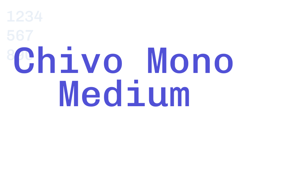 Chivo Mono Medium-font-download