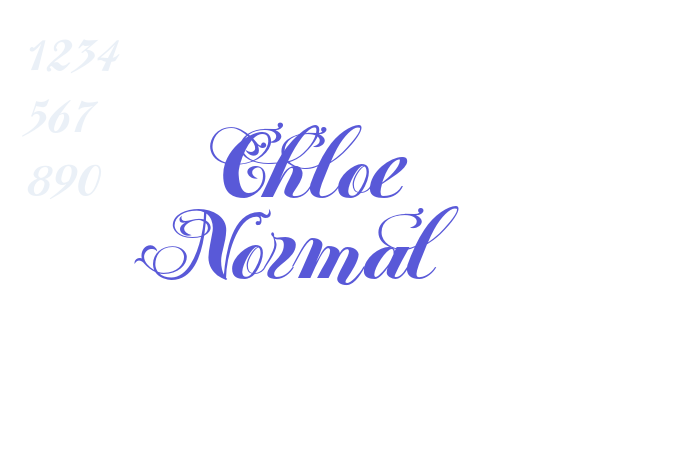 Chloe Normal font free