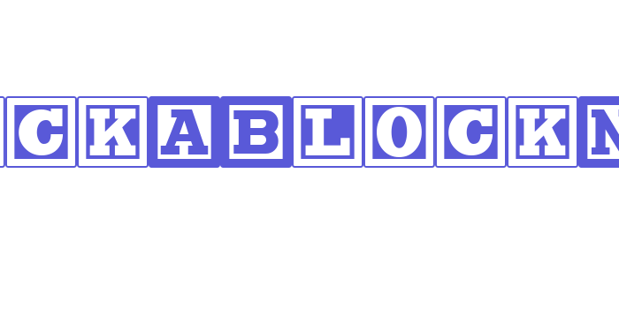 ChockABlockNF Font Download