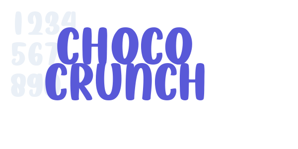 Choco Crunch font