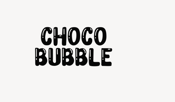 Choco Bubble Font