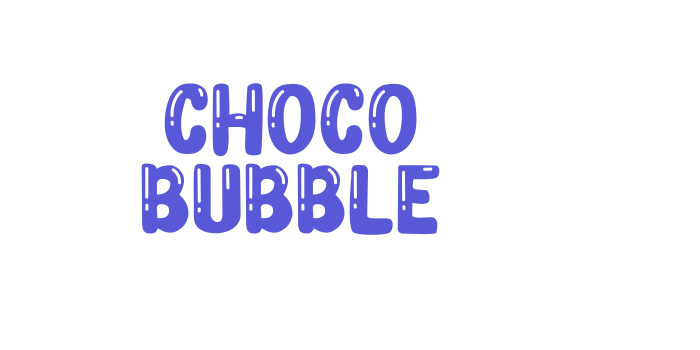 Choco Bubble Font Download