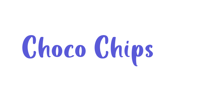 Choco Chips Font Download