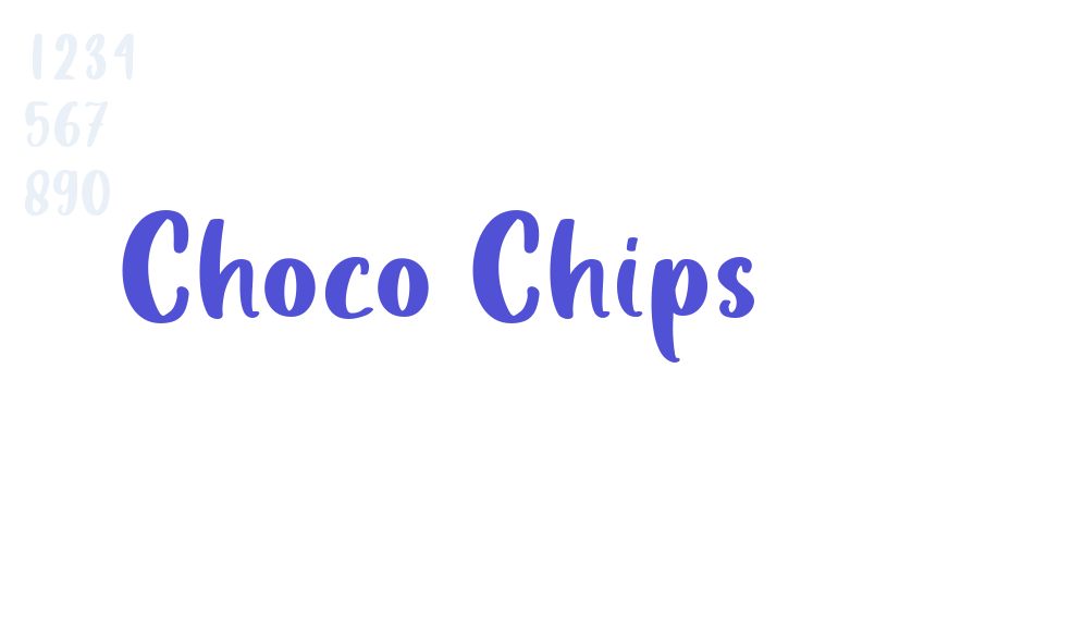 Choco Chips-font-download