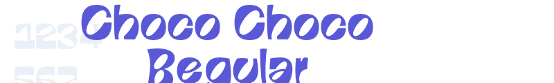 Choco Choco Regular font