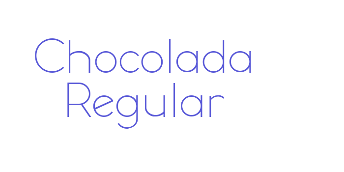 Chocolada Regular Font