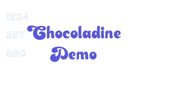 Chocoladine Demo font free