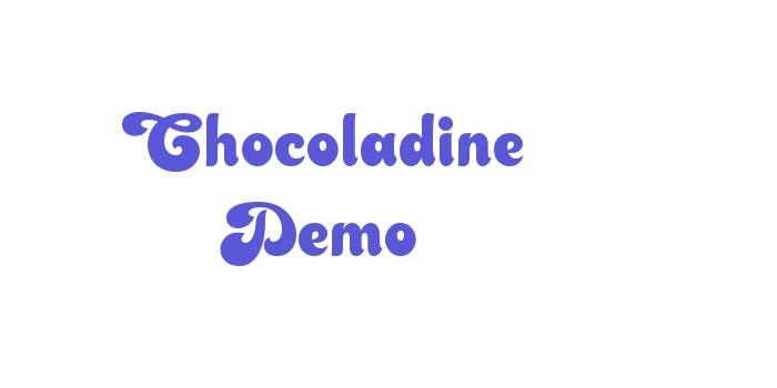 Chocoladine Demo Font Download