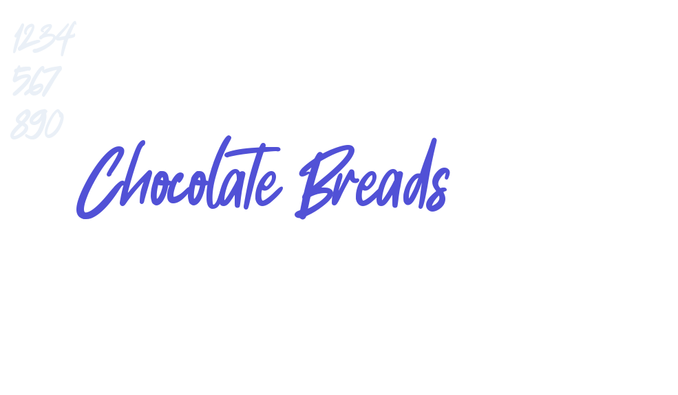 Chocolate Breads-font-download