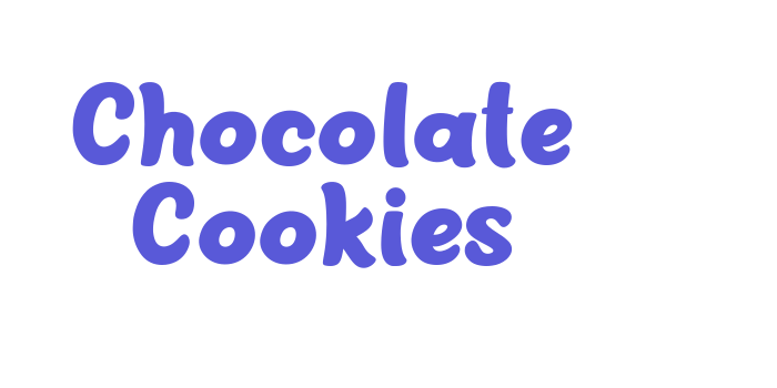 Chocolate Cookies Font