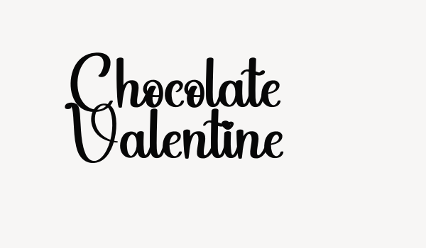 Chocolate Valentine Font