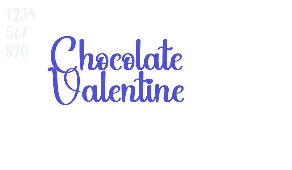 Chocolate Valentine-font-download