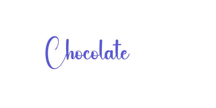 Chocolate Font