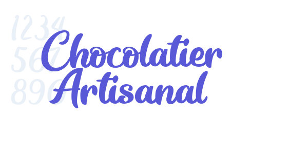 Chocolatier Artisanal font