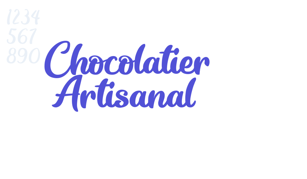 Chocolatier Artisanal-font-download