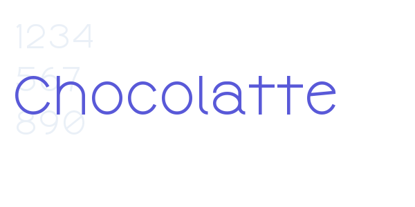 Chocolatte font free