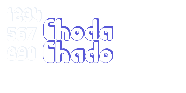 Choda Chado font free