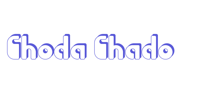 Choda Chado Font Download