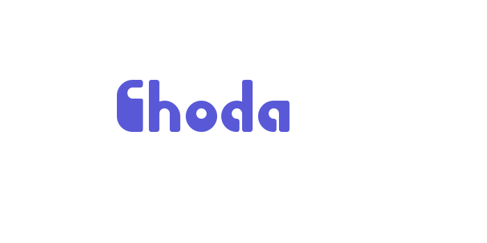 Choda Font Download