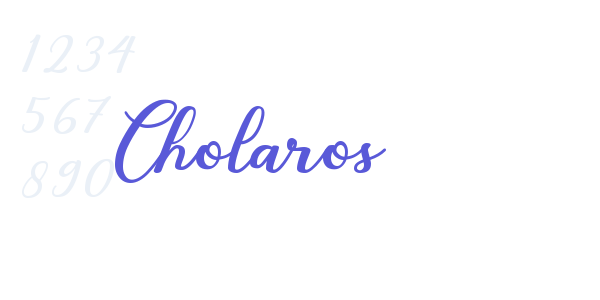 Cholaros font free