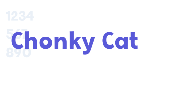 Chonky Cat font