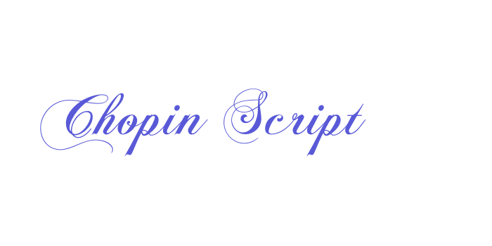 Chopin Script Font Download