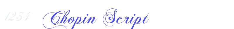 Chopin Script-font