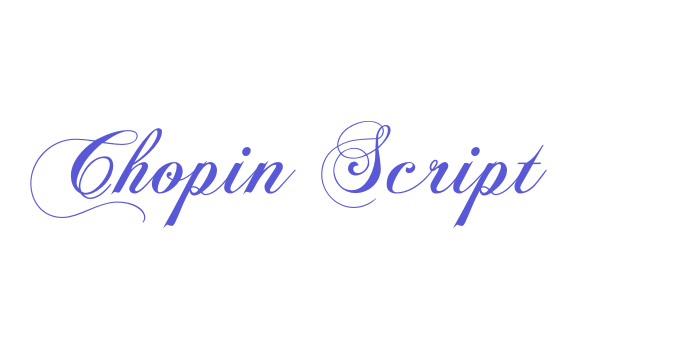 Chopin Script Font