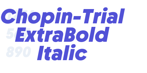Chopin-Trial ExtraBold Italic-font-download
