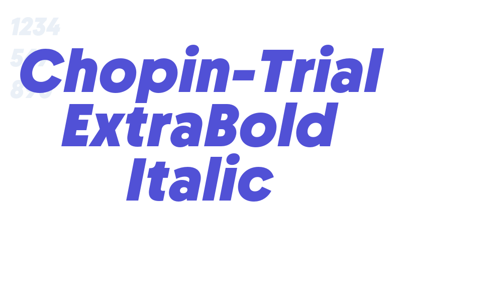 Chopin-Trial ExtraBold Italic-font-download